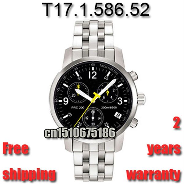 new 2016 all-steel strap chronograph mens watch sapphire glass model t17 1 586 52 100% original swiss eta movement t17158652 t226y, Slivery;brown
new 2016 all-steel strap chronograph mens watch sapphire glass model t17 1 586 52 100% original swiss eta movement t17158652 t226y, Slivery;brown