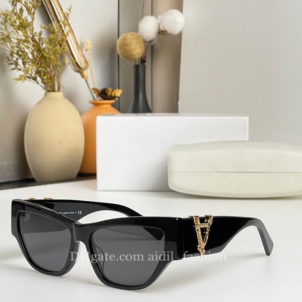 cat eye sunglasses designer black sunglasses for women eyewear glasses classic metal letter design with box, White;black
cat eye sunglasses designer black sunglasses for women eyewear glasses classic metal letter design with box, White;black