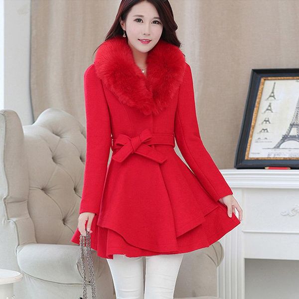 fur korea faux fur collar wool coats women autumn winter blend woolen with belt singlebreasted jackets skirt ruffled overcoats 3xl, Black
fur korea faux fur collar wool coats women autumn winter blend woolen with belt singlebreasted jackets skirt ruffled overcoats 3xl, Black