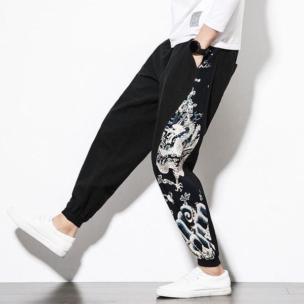 pants japanese fashion kimono print pants asian costume casual long pants kimono yukata men's harem pants trousers side print, Black
pants japanese fashion kimono print pants asian costume casual long pants kimono yukata men's harem pants trousers side print, Black