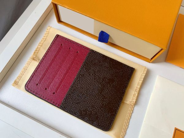 2023 designer genuine leather women men card holders fashion short luxury multiple mini wallet key coin card holder damier m60166, Brown;gray
2023 designer genuine leather women men card holders fashion short luxury multiple mini wallet key coin card holder damier m60166, Brown;gray