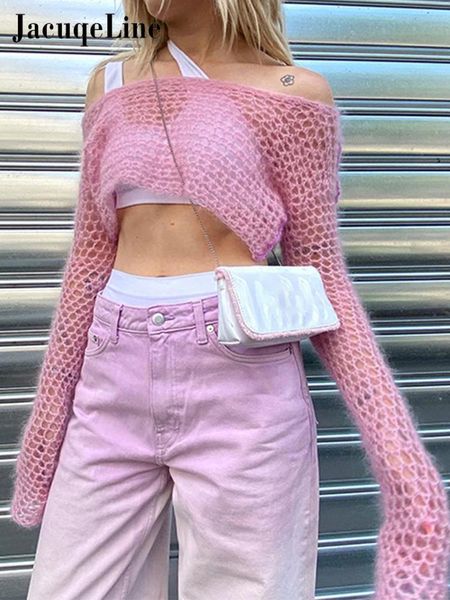 t-shirt jacqueline 2022 pink fairy smock crop women y2k clothes summer hollow out knit long sleeve short t shirts fashion 90s, White
t-shirt jacqueline 2022 pink fairy smock crop women y2k clothes summer hollow out knit long sleeve short t shirts fashion 90s, White