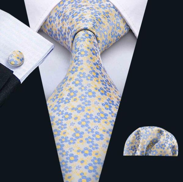 mens tie light gray with yellow and blue flowers small fresh hankerchief cufflinks set silk meeting business casual party necktie 7226014, Black;blue
mens tie light gray with yellow and blue flowers small fresh hankerchief cufflinks set silk meeting business casual party necktie 7226014, Black;blue