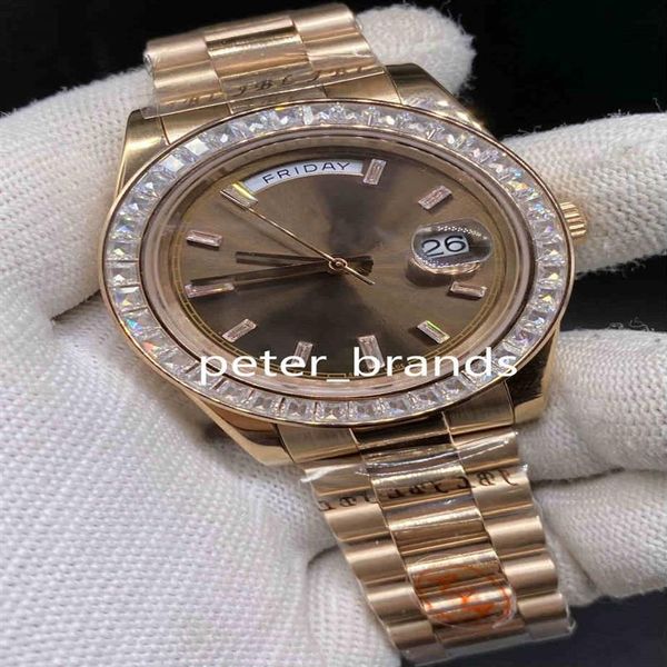 fashion baguettes diamond bezel watch day date mechanical movement mens watch rose gold stainless steel men's sport wrist wat183b, Slivery;brown
fashion baguettes diamond bezel watch day date mechanical movement mens watch rose gold stainless steel men's sport wrist wat183b, Slivery;brown