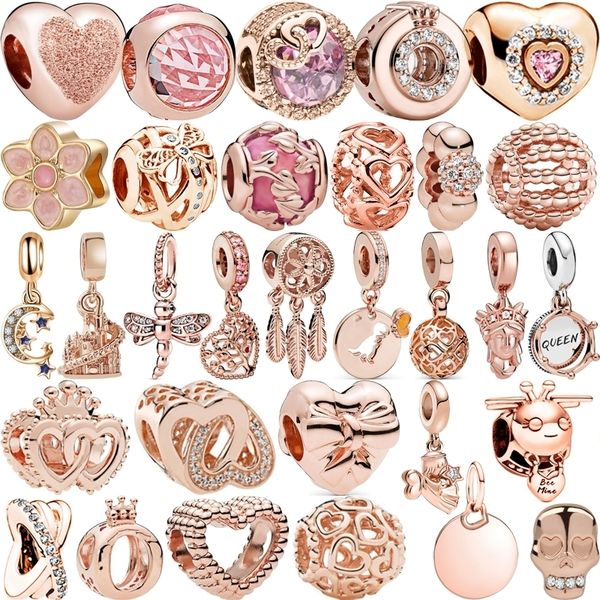 other rose gold color dreamcatcher crown stars moon tree heart beads fit original charms silver bracelet diy jewelry 230420
other rose gold color dreamcatcher crown stars moon tree heart beads fit original charms silver bracelet diy jewelry 230420