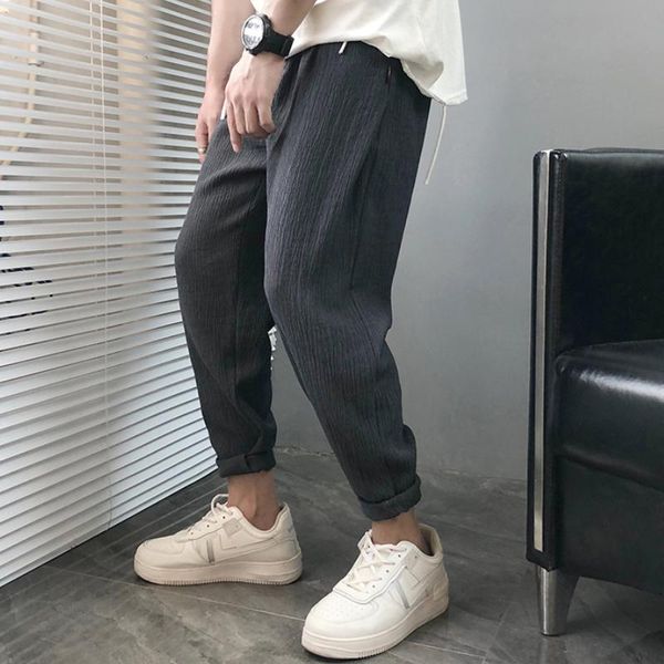 pants summer casual men's thin ice silk pants solid color loose oversize trousers for men streetwear fashion harem pants, Black
pants summer casual men's thin ice silk pants solid color loose oversize trousers for men streetwear fashion harem pants, Black