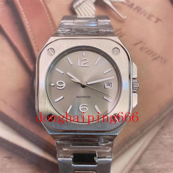 automatic mechanical mens watches watch black dial with stainless steel bracelet 904l br 05 date squar case limited wristwatches277c, Slivery;brown
automatic mechanical mens watches watch black dial with stainless steel bracelet 904l br 05 date squar case limited wristwatches277c, Slivery;brown
