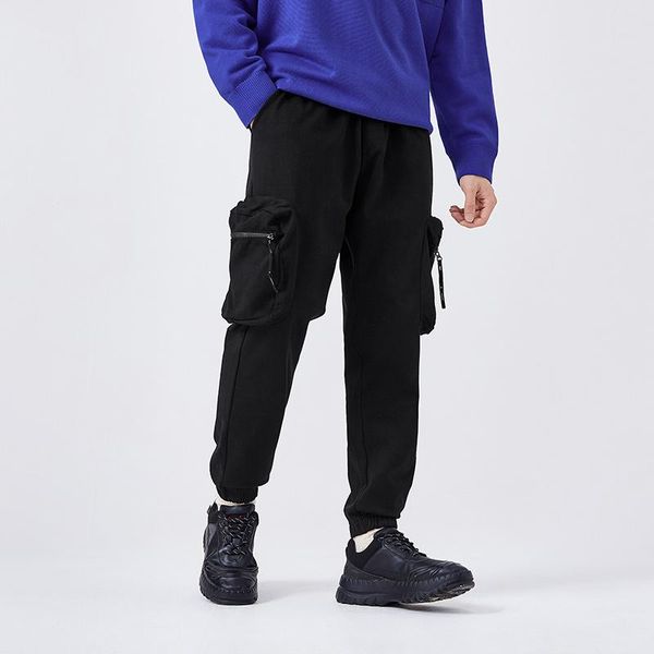 pants semir sweatpants men elastic sports pants comfortable cotton 2022 spring new fashion large pocket tooling wind pants, Black
pants semir sweatpants men elastic sports pants comfortable cotton 2022 spring new fashion large pocket tooling wind pants, Black