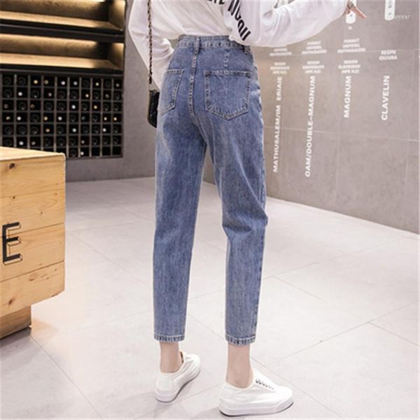 Women' Jeans Women' Wild Mom Workwear High Waist Straight Korean Harem Woman Super Fire Loose Elastic, Blue
Women' Jeans Women' Wild Mom Workwear High Waist Straight Korean Harem Woman Super Fire Loose Elastic, Blue