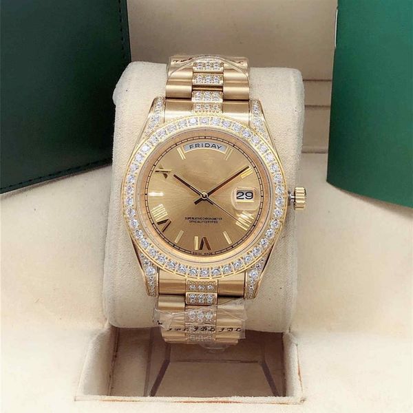 41mm diamond inlaid outer ring middle row diamond strap automatic mechanical watch stereo roman numeral dial waterproof fashion wr292z, Slivery;brown
41mm diamond inlaid outer ring middle row diamond strap automatic mechanical watch stereo roman numeral dial waterproof fashion wr292z, Slivery;brown