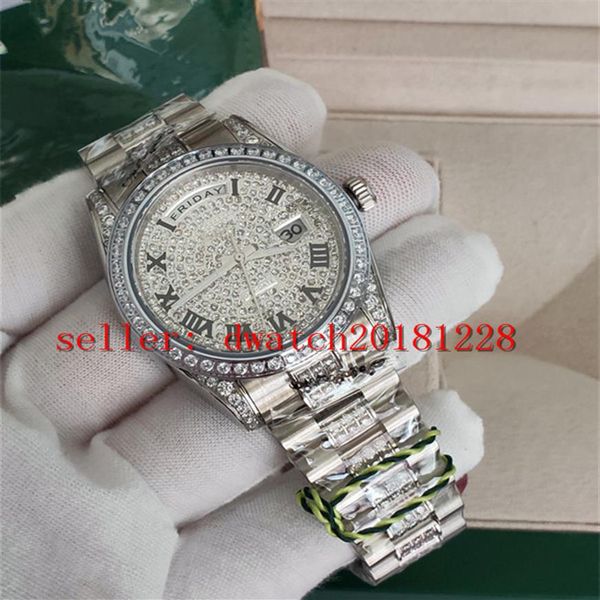 sell luxury fashion watches 36 mm 118346 day date president roman dial asia automatic mechanical platinum diamon2623, Slivery;brown
sell luxury fashion watches 36 mm 118346 day date president roman dial asia automatic mechanical platinum diamon2623, Slivery;brown