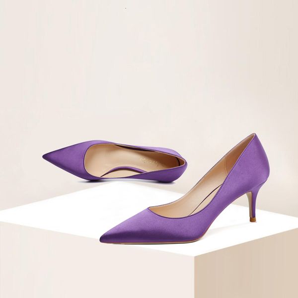 dress shoes office career pumps high-heeled shoes women's spring autumn dress banquet purple 6cm satin pointed heel shoes cust 230421, Black
dress shoes office career pumps high-heeled shoes women's spring autumn dress banquet purple 6cm satin pointed heel shoes cust 230421, Black