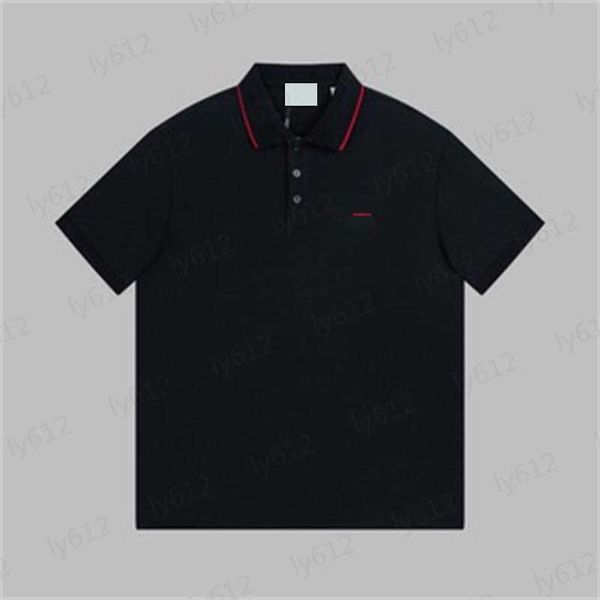 spring luxury men t-shirt designer summer fashion casual black loose classic brand stripe print open lapel polo shirt customized fabric mens, White;black
spring luxury men t-shirt designer summer fashion casual black loose classic brand stripe print open lapel polo shirt customized fabric mens, White;black