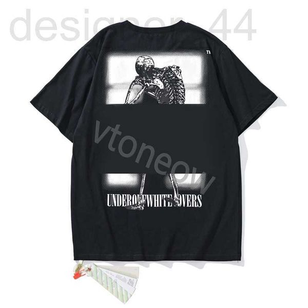 men's t-shirts luxurious2023 mens designers shirt man women tshirt graffiti skeleton print ow letter and women's casual round neck, White;black
men's t-shirts luxurious2023 mens designers shirt man women tshirt graffiti skeleton print ow letter and women's casual round neck, White;black
