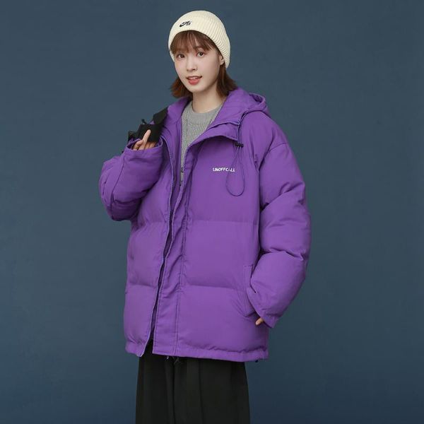 leather women down feather jackets coat winter fashion thick warm bubble plus size oversized puffer cotton padded purple jackets outwear, Black
leather women down feather jackets coat winter fashion thick warm bubble plus size oversized puffer cotton padded purple jackets outwear, Black