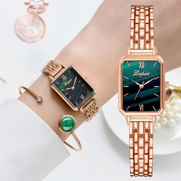 lvpai brand watch for women luxury square ladies wrist watch bracelet set green dial rose gold chain female clock reloj mujer327x, Slivery;brown
lvpai brand watch for women luxury square ladies wrist watch bracelet set green dial rose gold chain female clock reloj mujer327x, Slivery;brown