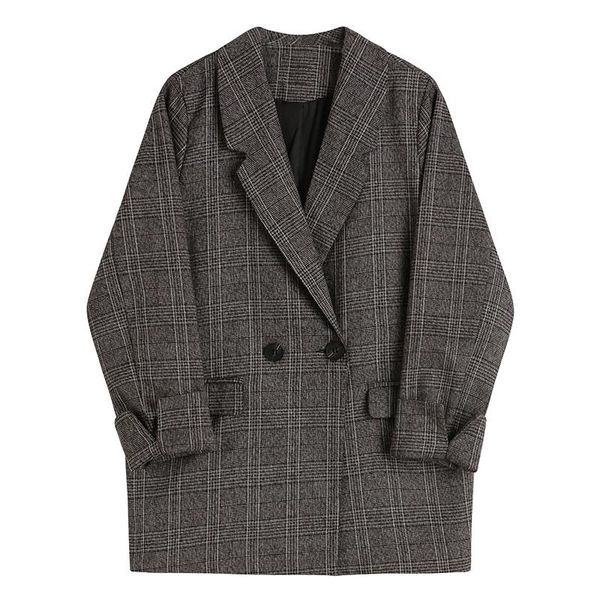 pants new 2022 plaid double breasted pockets formal jackets checkered winter spring women's blazers outerwear, White
pants new 2022 plaid double breasted pockets formal jackets checkered winter spring women's blazers outerwear, White