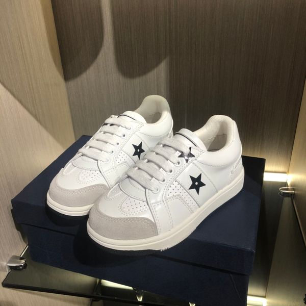 the new star kid toddler brand designer pentagram little white shoes super cute lace-up flat casual shoes for boys and girls, Black
the new star kid toddler brand designer pentagram little white shoes super cute lace-up flat casual shoes for boys and girls, Black