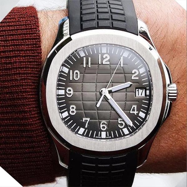 40mm men's watch automatic 2813 mobile steel case comfortable black rubber band stainless steels buckle leading 242s, Slivery;brown
40mm men's watch automatic 2813 mobile steel case comfortable black rubber band stainless steels buckle leading 242s, Slivery;brown