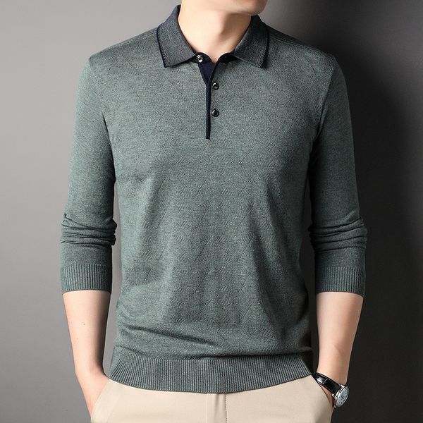 men's polos fashion designer brand turn down collar man polo shirt men casual plaid spandex long sleeve fall men clothing 230421, White;black
men's polos fashion designer brand turn down collar man polo shirt men casual plaid spandex long sleeve fall men clothing 230421, White;black