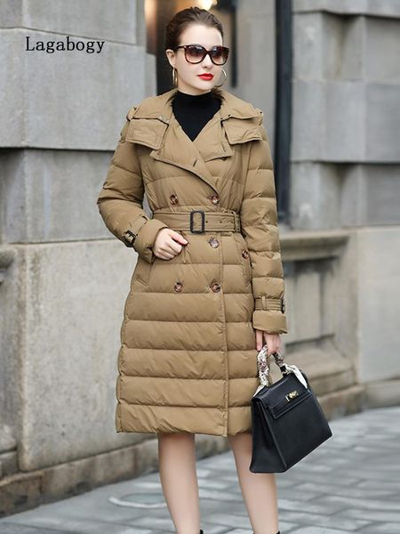 parkas lagabogy 2022 new winter women trench puffer coat 90% duck down jacket female midlong warm parkas england style hooded overcoat, Black
parkas lagabogy 2022 new winter women trench puffer coat 90% duck down jacket female midlong warm parkas england style hooded overcoat, Black