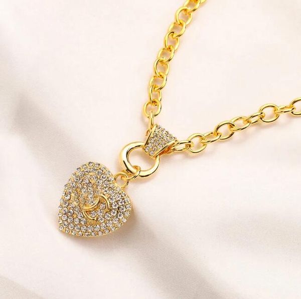 classic design necklace 18k gold plated brand stainless steel necklaces choker chain heart crystal letter pendant fashion womens wedding jew, Silver
classic design necklace 18k gold plated brand stainless steel necklaces choker chain heart crystal letter pendant fashion womens wedding jew, Silver