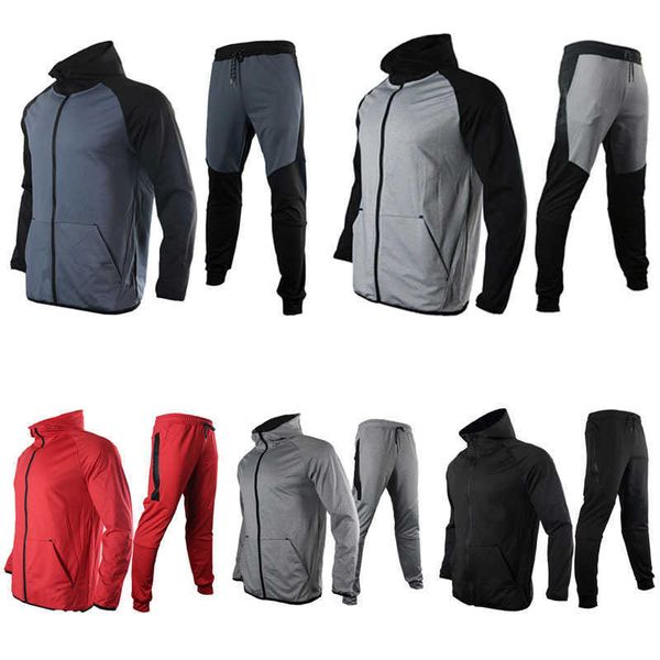 models of men's sports suits hooded loose jacket pants splicing collision design sweatshirt casual suit, Gray
models of men's sports suits hooded loose jacket pants splicing collision design sweatshirt casual suit, Gray