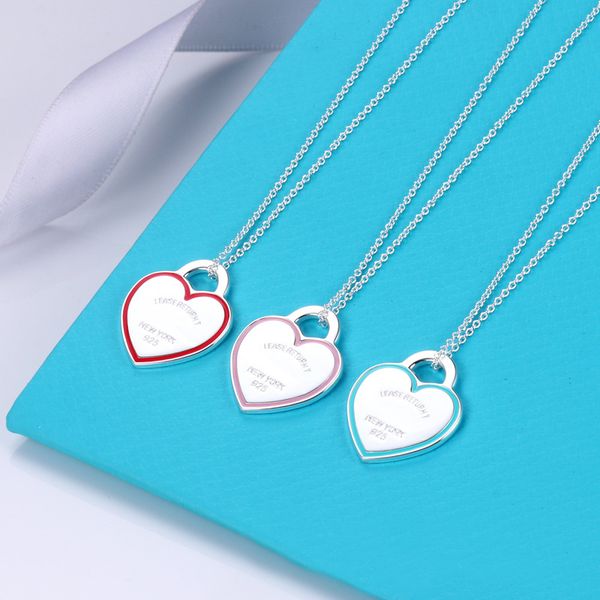 brand classic t peach heart pendant necklace fashion new product green change dripping oil designer necklace for women's high-quality l, Silver
brand classic t peach heart pendant necklace fashion new product green change dripping oil designer necklace for women's high-quality l, Silver
