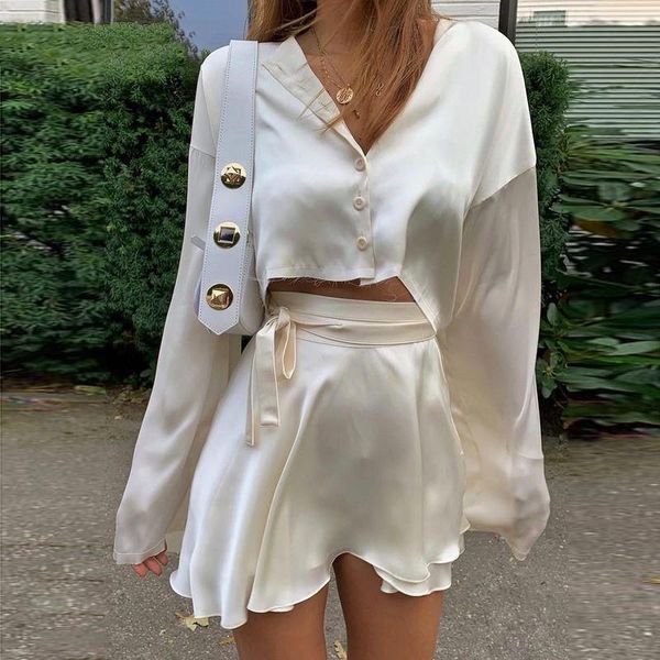 dress casual satin two piece dress set for women white oneck button bandage mini pencil skirts outfits fashion party suit
dress casual satin two piece dress set for women white oneck button bandage mini pencil skirts outfits fashion party suit