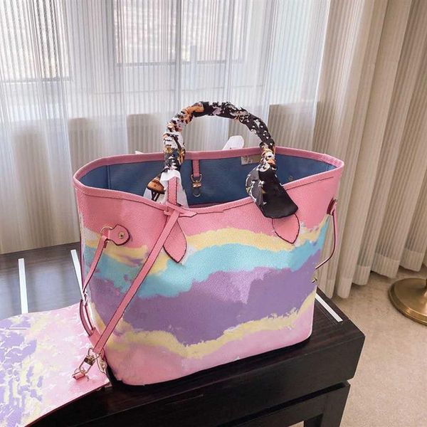 designer- summer new colorful shopping one shoulder bag portable mummy bag gradient tie-dye shopping bag222a
designer- summer new colorful shopping one shoulder bag portable mummy bag gradient tie-dye shopping bag222a
