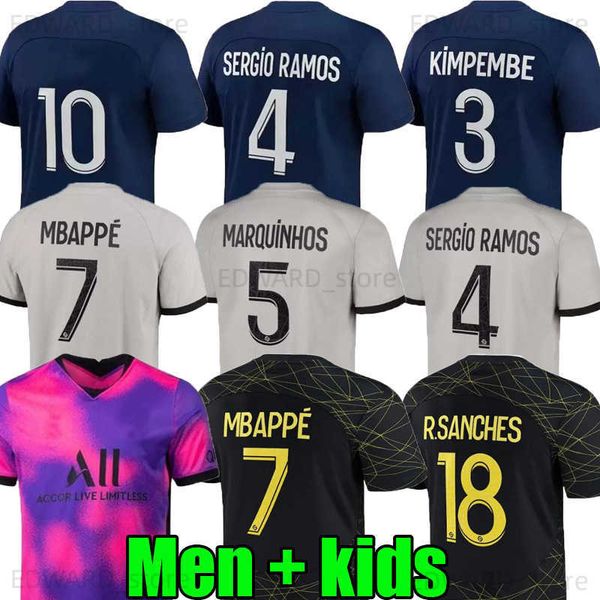 s-4xl 22 23 psgs home away 4th mbappe soccer jerseys 2022 2023 third di maria wijnaldum sergio ramos hakimi fourth maillots de icardi verrat, Black
s-4xl 22 23 psgs home away 4th mbappe soccer jerseys 2022 2023 third di maria wijnaldum sergio ramos hakimi fourth maillots de icardi verrat, Black