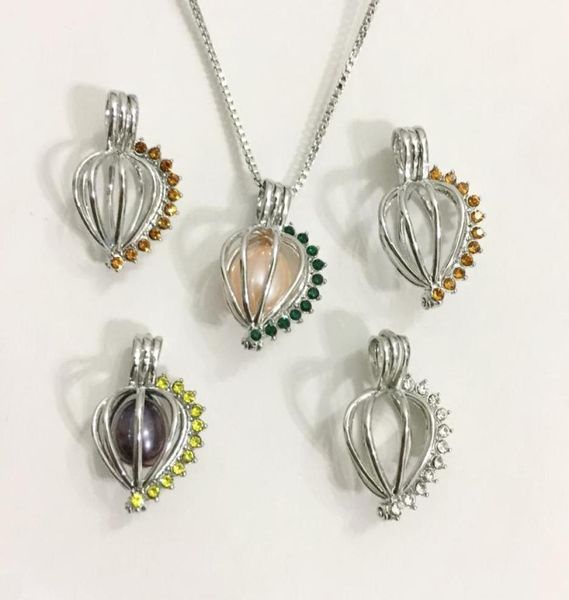 18kgp colorful gems heart shape locket cage can hold 79 mm pearl bead pendant mounting for diy fashion necklace bracelet jewelry4857626, Silver
18kgp colorful gems heart shape locket cage can hold 79 mm pearl bead pendant mounting for diy fashion necklace bracelet jewelry4857626, Silver