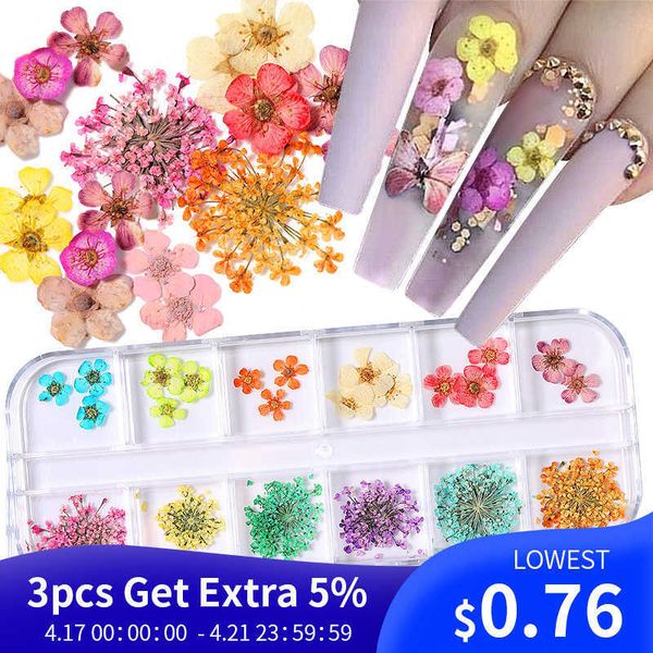 nail art decorations 12grids 3d dried flower nails art decorations natural floral nail charms jewelry set nail supplies for professionals ac, Silver;gold
nail art decorations 12grids 3d dried flower nails art decorations natural floral nail charms jewelry set nail supplies for professionals ac, Silver;gold