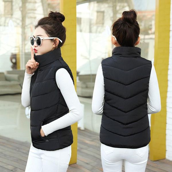 vests woman jacket vest cotton vest women's short spring and autumn women's vest loose large size stand collar jacket chaleco muje, Black;white
vests woman jacket vest cotton vest women's short spring and autumn women's vest loose large size stand collar jacket chaleco muje, Black;white