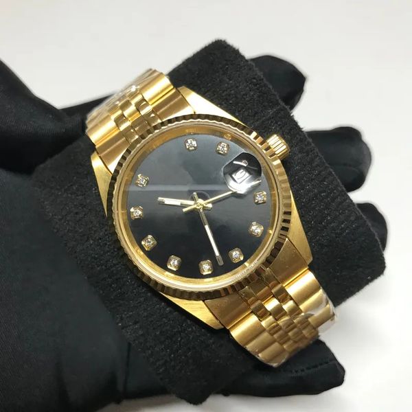 high-quality automatic asia 2813 luxury watch men's and women's dating only 36mm sweep watch luminous needle stainless steel watch, Slivery;golden
high-quality automatic asia 2813 luxury watch men's and women's dating only 36mm sweep watch luminous needle stainless steel watch, Slivery;golden