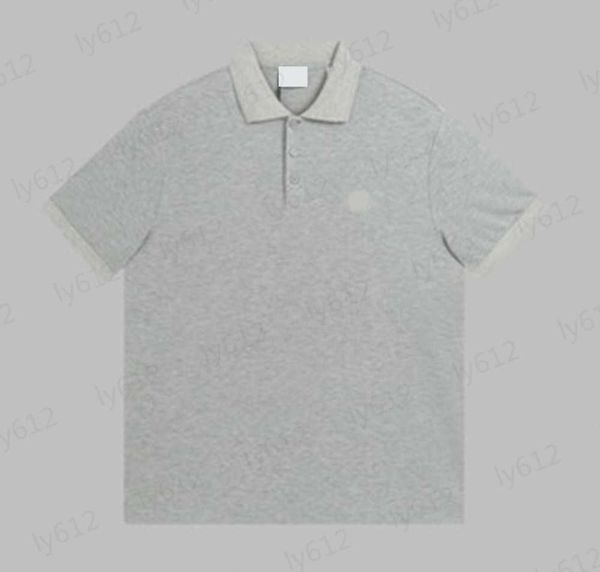 grey summer spring mens t-shirts cotton solid color fashion leisure luxury classic brand logo pattern printed short sleeve polo t-shirt men, White;black
grey summer spring mens t-shirts cotton solid color fashion leisure luxury classic brand logo pattern printed short sleeve polo t-shirt men, White;black