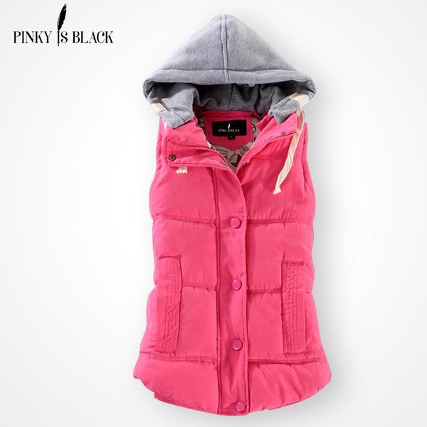 vests pinky is black autumn winter fashion cotton vest women patchwork sleeveless hooded collar casual coat colete feminino waistcoat, Black;white
vests pinky is black autumn winter fashion cotton vest women patchwork sleeveless hooded collar casual coat colete feminino waistcoat, Black;white