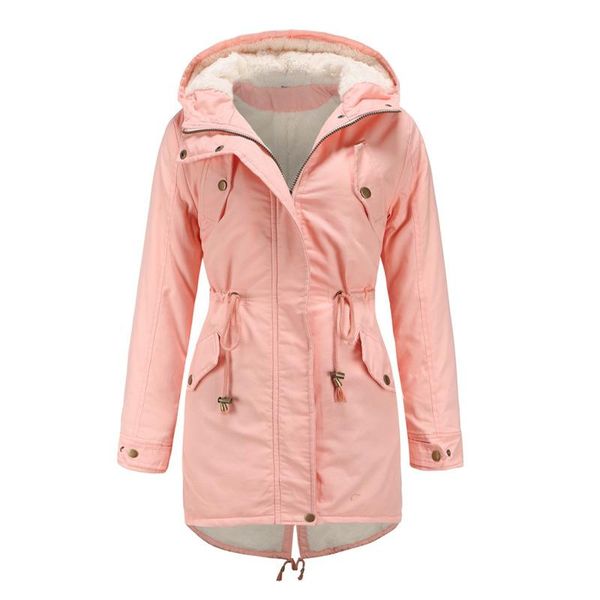 leather quanss winter jacket women 2021 new fashion outwear hooded parkas drawstring pockets plus velvet thick warm female padded coats, Black
leather quanss winter jacket women 2021 new fashion outwear hooded parkas drawstring pockets plus velvet thick warm female padded coats, Black