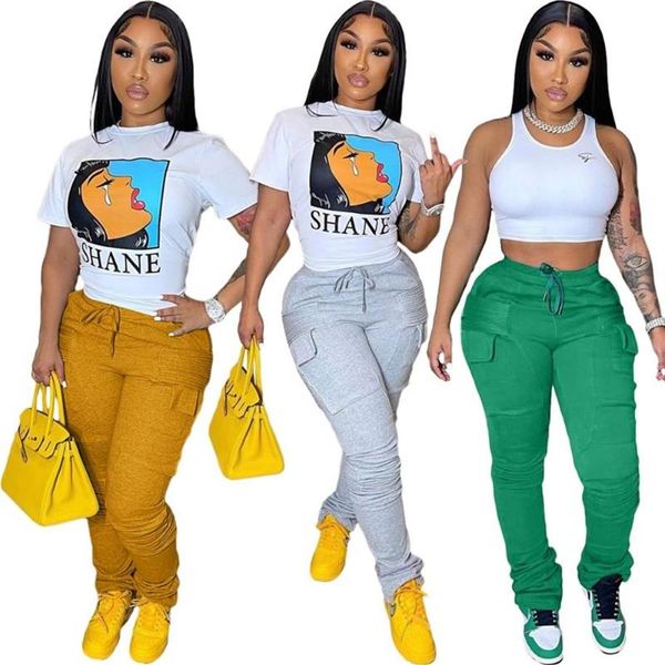 women's plus size pants fleece stacked joggers women winter fall clothes cargo track yoga sweatpants leggingswomen's225v, Black
women's plus size pants fleece stacked joggers women winter fall clothes cargo track yoga sweatpants leggingswomen's225v, Black