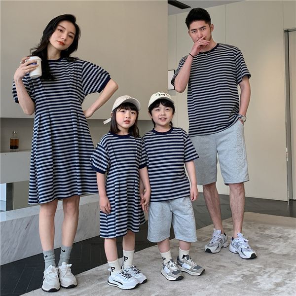 family matching outfits korean stylish family matching outfits parents and children in coordinated outerwear look infant striped printed clo, Blue
family matching outfits korean stylish family matching outfits parents and children in coordinated outerwear look infant striped printed clo, Blue