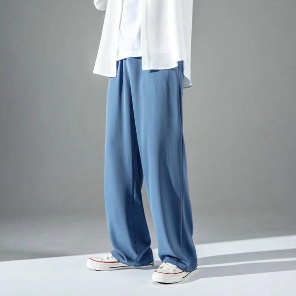 pants men casual solid pants draped feeling ice silk joggers summer breathable thin loose clothes fast dry fashion casual pants, Black
pants men casual solid pants draped feeling ice silk joggers summer breathable thin loose clothes fast dry fashion casual pants, Black
