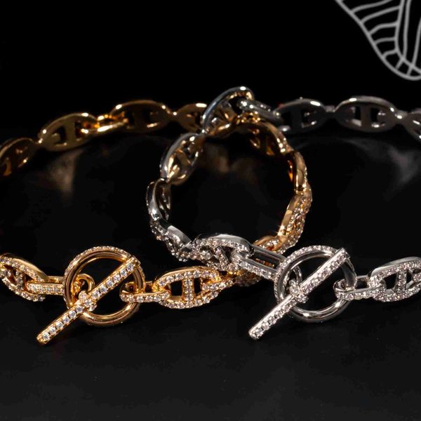 hermm designer bracelet fashionable japanese style buckle pig nose ot small full of diamonds without diamond plated rose gold color men and, Black
hermm designer bracelet fashionable japanese style buckle pig nose ot small full of diamonds without diamond plated rose gold color men and, Black