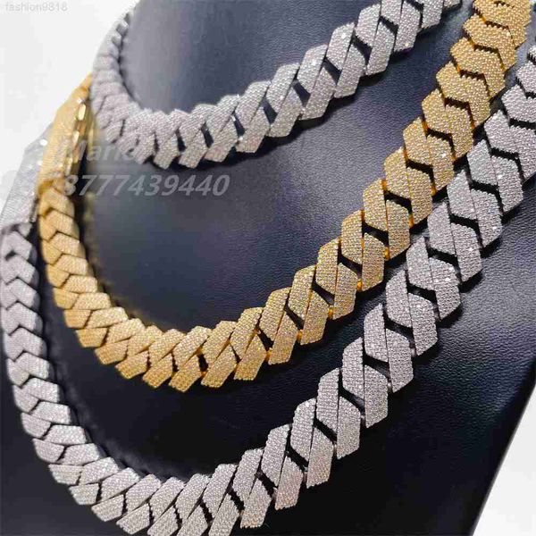 hip hop jewelry 925 sterling silver vvs moissanite diamond cuban link chains moissanite necklace for men women
hip hop jewelry 925 sterling silver vvs moissanite diamond cuban link chains moissanite necklace for men women