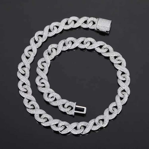 12mm infinite cuban link chain moissanite necklace iced out cuban chain luxury diamond cuban link luxury hip hop mens jewelry, Silver
12mm infinite cuban link chain moissanite necklace iced out cuban chain luxury diamond cuban link luxury hip hop mens jewelry, Silver
