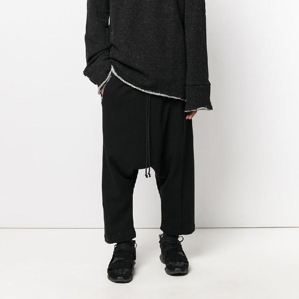 pants new men's clothing gd hair stylist fashion personality casual harem pants plus size stage costumes, Black
pants new men's clothing gd hair stylist fashion personality casual harem pants plus size stage costumes, Black