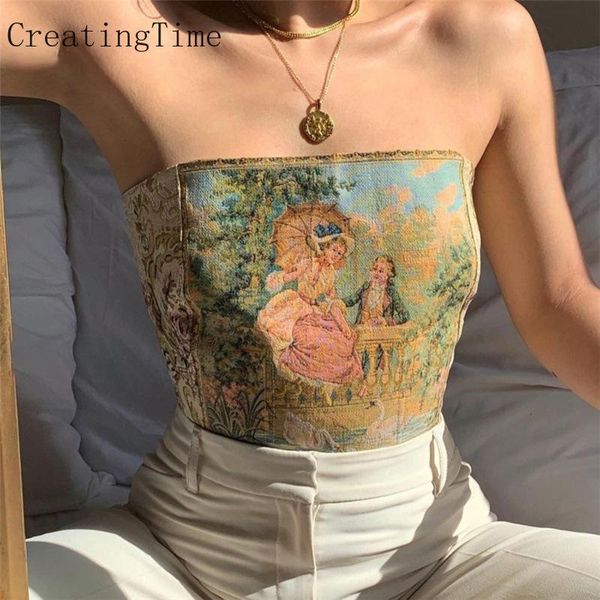 t-shirt creatingtime strapless printing women's backless offshoulder laceup slim vest 2022 summer new y2k clothes lh433, White
t-shirt creatingtime strapless printing women's backless offshoulder laceup slim vest 2022 summer new y2k clothes lh433, White
