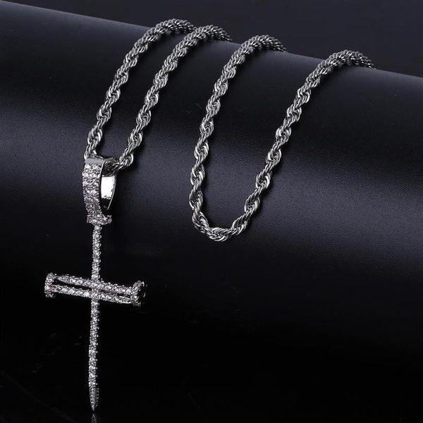 nail cross pendant gold silver copper material iced cz pendants necklace with chain fashion hip hop jewelry252t273c
nail cross pendant gold silver copper material iced cz pendants necklace with chain fashion hip hop jewelry252t273c