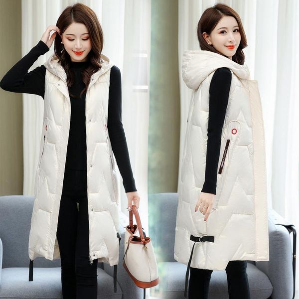 vests snow wear warm long waistcoat women winter vest jacket hooded outerwear female glossy parka sleeveless jacket mujer coats s5xl, Black;white
vests snow wear warm long waistcoat women winter vest jacket hooded outerwear female glossy parka sleeveless jacket mujer coats s5xl, Black;white