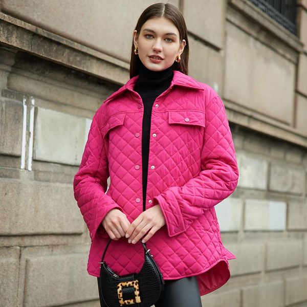 leather female pink red irregular hem cotton jacket decorative pockets fashion clothes street winter female, Black
leather female pink red irregular hem cotton jacket decorative pockets fashion clothes street winter female, Black