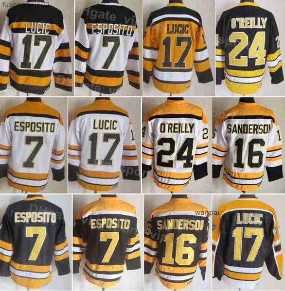 men ice hockey vintage retro 16 derek sanderson jersey 17 milan lucic 24 terry oreilly 7 phil esposito all stitched home black yellow white, Black;red
men ice hockey vintage retro 16 derek sanderson jersey 17 milan lucic 24 terry oreilly 7 phil esposito all stitched home black yellow white, Black;red